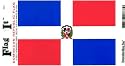 Dominican Republic Heavy Duty Vinyl Bumper Sticker (3 x 5 Inches)
