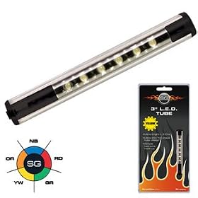Streetglow MCLED3OR Orange 3" Motorcycle LED Tube