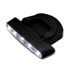 Kopflampe 5 LED leichte Leuchte Klemmlampe f�r Kappe / M�tze ideal f. Hobby Wandern Camping H�nde frei