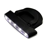 Kopflampe 5 LED leichte Leuchte Klemmlampe f�r Kappe / M�tze ideal f. Hobby Wandern Camping H�nde frei