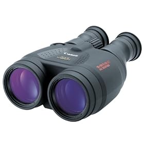 Click here to buy Canon 18x50 Image Stabilization All-Weather Binoculars w/Case Neck Strap & Batteries by Canon.