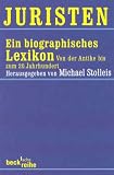 Produkt-Bild: Juristen. Ein biographisches Lexikon: Von der Antike bis zum 20. Jahrhundert