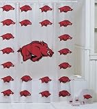 NCAA Arkansas Razorbacks 7-Piece Frosty Bathroom Set