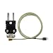 BriskHeat TAJN05-AA Type-J Thermocouple With Mini Connector, 24 AWG Fiberglass Insulated Wire, Length: 5-Feet
