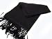 Sports : Couture Discount Schal Pashmina Halstuch Stola schwarz (ACC26B)