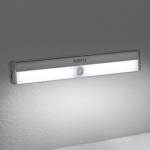 FAVORTEK LED Night Light with Built-in Rechargeable Battery for Closet Cabinet Wardrobe