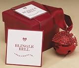 Red Blingle Bell Jinglebell Ornament with Box
