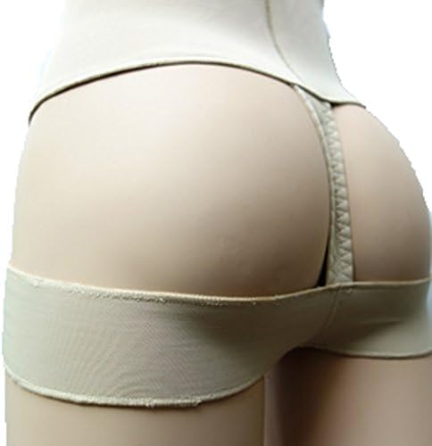 Women Tummy Control Butt Lifter Booster Enhancer Bum Body Shaper Pant (L(hip: 34"), Skin-Color)