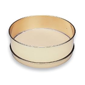 Sieve, brass, 200 mm OD, 0.500 mm openings, full height, No. 35 mesh