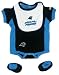 Carolina Panthers Two Color Creeper with Bib and Booties, Size= 12 Months