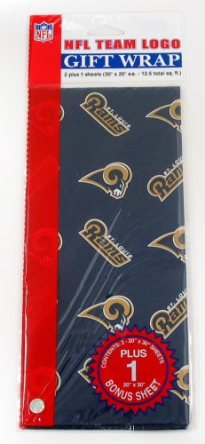 NFL St. Louis Rams Wrapping Paper