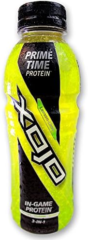 XOJO During Workout Protein Drink (12-Bottle) - Cut Recovery Time by 70% and Enhance Endurance. (Lemon-Lime)