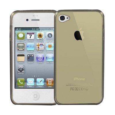 Logotrans Neon Series Silikon Schutzh&uuml;lle f&uuml;r Apple iPhone 4 schwarz Preisvergleich