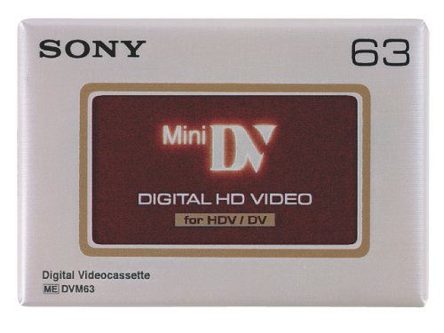 SONY ミニDVカセット 63分 ICメモリーなし DVM63HD