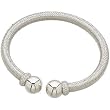 1.00Ct.T.W. Round Brilliant Cut Diamonds, 14Kt. White Gold. Men's Cuff Bracelet