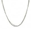 Necklace Chain for Pendants - D6 - Triple (3) Chain - 16" + 3" Extension Chain ~ Rhodium Plated