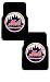 A Set of 2 MLB Major League Baseball Licensed Universal-Fit Molded Front Rubber Floor Mats - New York Mets