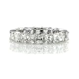 Aren's Princess Cut CZ Stackable Eternity Ring