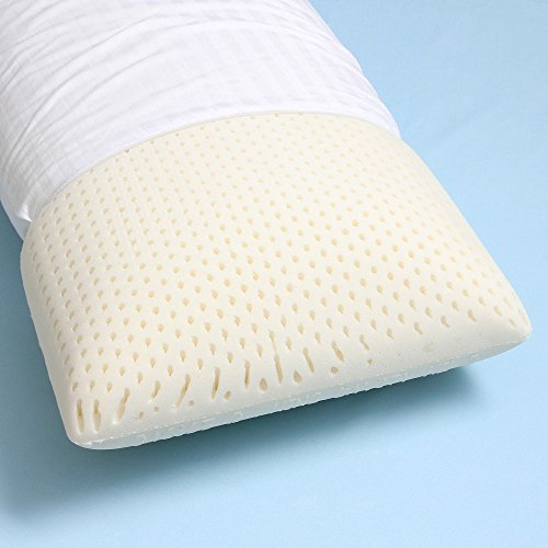 Authentic Talalay Latex Foam Medium Density Pillow Perfect for Back