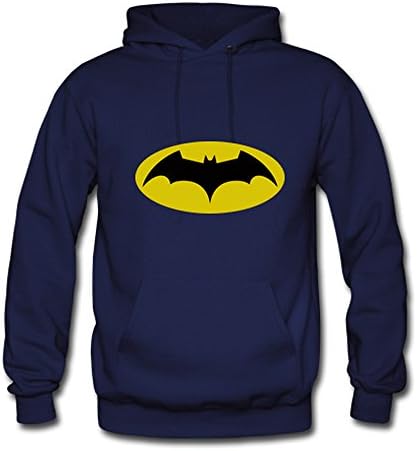 Hoodied Pullover Sweatshirt Coat Batman Print