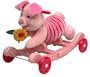 Piglet Plush Rocker with Wheels, Sounds and Motion