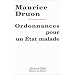 Ordonnance pour l'Etat malade