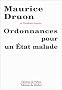 Ordonnance pour l'Etat malade