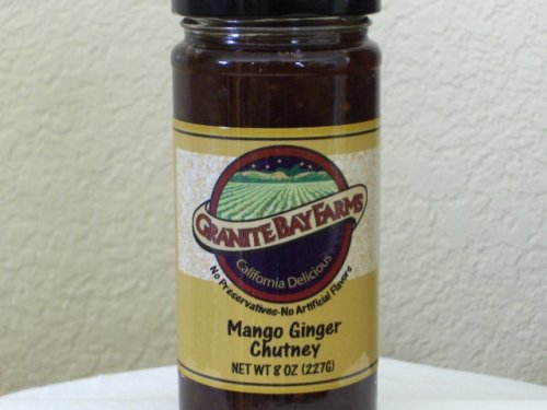 Mango Ginger Chutney, 8oz. by Granite Bay Farms Specialty Foods