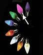 Pack of 25 LED C7 Pink Replacement Christmas Light Bulbs