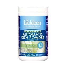 Biokleen Free & Clear Automatic Dish Powder, 32-Ounce Bottles (Case of 12)