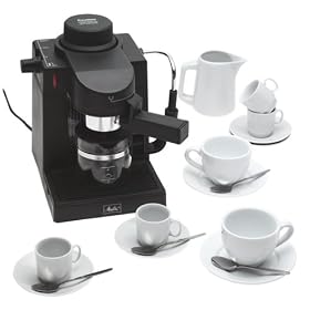 Melitta MEXKITB Espresso Maker with 20-Piece Kit