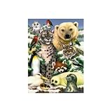 White Mountain Puzzles Arctic Friends 550 Piece Jigsaw Puzzle