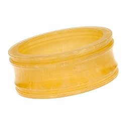 Translucent Ivory Color Resin Bangle Bracelet