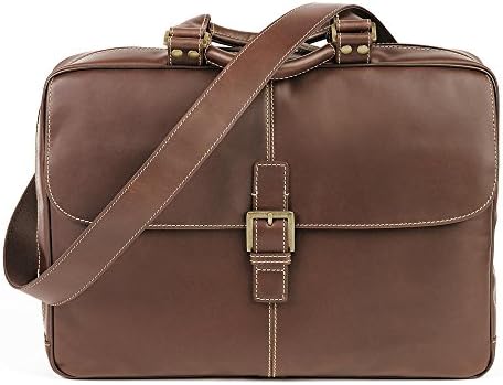 Bryant Laptop Analyst Bag (Antiqued Mahogany with Houndstooth)