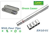 Laser Tech. 5mW/532nm Green Laser With 5 Tips