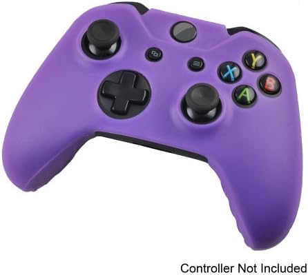 Paylow-Silicone Protective Skin Case Cover for Xbox One Controller, Colors for Options,Purple,