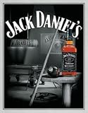 Jack Daniels Pool Room Vintage Bar Metal Antique Nostalgic Collectible Tin Sign