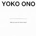 Books : Yoko Ono