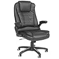 Executive Ergonomic Heated Vibrating Computer Office Massage Chair Black