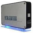 Metal Gear Box 3.5-In USB 2.0 Hard Drive Case Enclosure with LED (Silver)