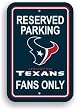 Set of 2 Set of 2 Houston Texans Plastic Parking Signs Set Of 2 - NFL