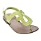 Women's Merona&reg; Eleora Flat Sandals - Green Patent
