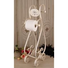 ANTIK RETRO ANTIK TOILETTENPAPIERHALTER IN SHABBY CHIC PALAZZO EXCLUSIV