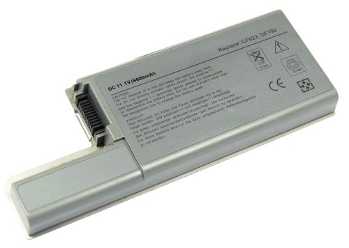 AGPTEK Hi-Capacity Li-ion Battery [6600 mAh] For Dell Latitude D820 D830 D531 Precision M65 Precision M65 Mobile Workstation Precision M4300 series fits 312-0393 312-0394 312-0402 451-10308 451-10309 451-10326 451-10327 DF192 YD623 YD626 312-0537 310-9122 GX047 CF623 YD623 CF704 CF711 312-0394 XD735 XD736 YD624 DF230 DF249 FF231 FF232 312-0402 D739 0MM160 312-0538 MM165 312-0538 310-9123 Laptop Notebook Main Battery