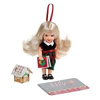 Kelly Holiday Doll: Red and Green Outfit with Ginger Bread House Accessory