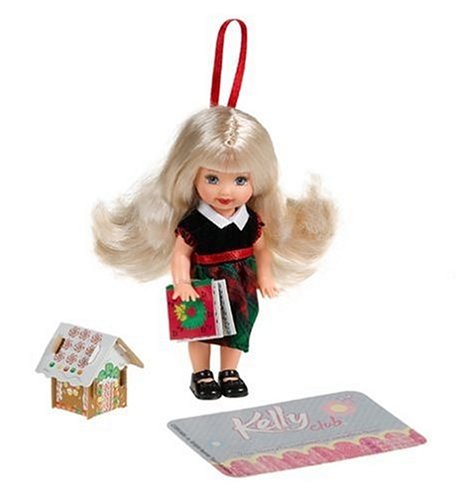 Kelly Holiday Doll: Red and Green Outfit with Ginger Bread House Accessory images