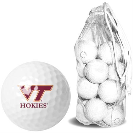 Virginia Tech Hokies Vt Ncaa Clear Pack 15 Golf Balls