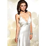 Terani Couture Ivory Junior Girls Size 2-16 Formal Key Hole Satin Gown