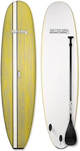SUP USA Kids Beginner Paddleboard Package | Model: Ranger | Color: Yellow | Length: 9'0"