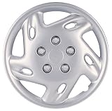 Drive Accessories KT900-15SL 15-Inch Plastic Wheel Cover, Silver Lacquer (Alloy Color)
